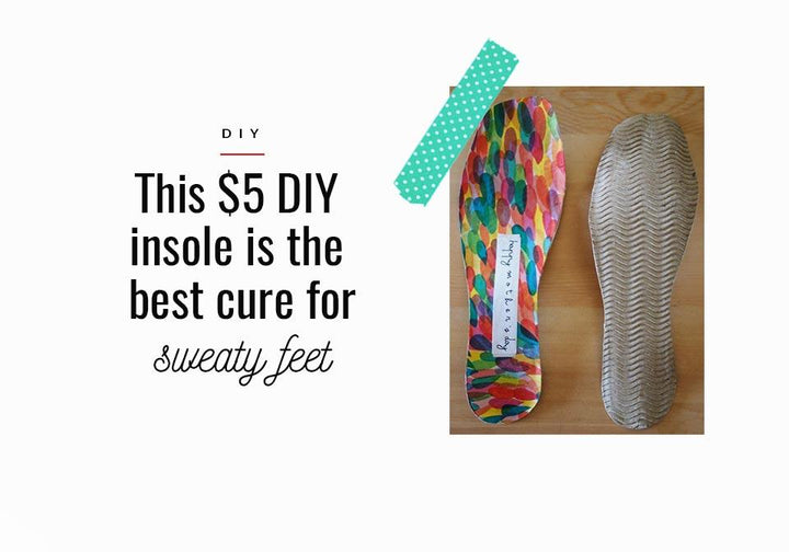 These $5 DIY inserts are the best cure to stop sweaty feet